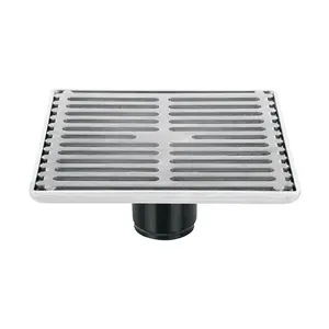 Caja de 4 Unidades de Drenaje Cuadradas de Acero Inoxidable Foset 6 'X 6' - Product Image 1