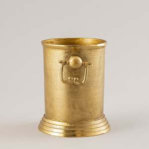 ถังน้ำแข็งอลูมิเนียมสีทอง3L พื้นผิวสูงขนาด12x8x11นิ้วตู้แช่ไวน์แบบตั้งได้สำหรับเครื่องดื่มไวน์อุปกรณ์ตกแต่งสำหรับบาร์ - Product Image 5