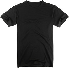 เสื้อยืดคอกว้างผู้ชาย ผ้าฝ้ายเรียบ ราคาถูก น้ำหนัก 120 กรัม - Product Image 2
