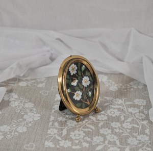 Élégant Mini Table Ovale Cadre Photo Décoratif Porte-Photo pour Bureau À Domicile Bureau Cadeau De Mariage Souvenir Affichage - Product Image 2