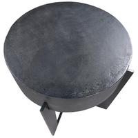 Meubles de salon de table basse centrale en métal moderne à cadre en métal noir de luxe