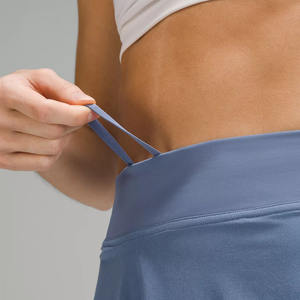 Jupe de yoga en dentelle de haute qualité personnalisée, jupe de sport en maille respirante, jupe de sport pour femmes, jupe de course anti-exposition, jupe de golf, jupe de tennis - Product Image 4