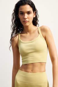 Soutien-gorge de sport yoga à impact élevé et à bretelles étroites pour dames avec logo personnalisé pour femmes Push Up respirant doux pour la peau sans couture sexy - Product Image 4