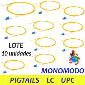 Cable de Fibra Óptica Monomodo Simplex LC UPC G652D para FTTH 4G WiFi GSM - Product Image 1