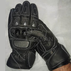 ถุงมือมอเตอร์ไซด์หนังสำหรับกีฬากลางแจ้งและขี่จักรยานสไตล์ใหม่ออกแบบได้ตามต้องการ - Product Image 5