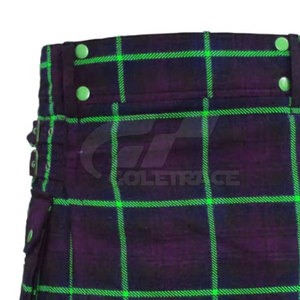 Diseño de Ajuste Cómodo, Kilts Escoceses de Tela de Lana/Algodón, Personalizables para Eventos de Vestimenta Highland - Product Image 5