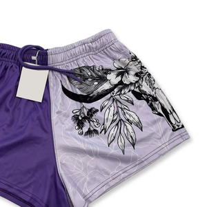 Pantalones Cortos Deportivos Transpirables de Rugby Estilo Cuba, con Impresión Digital, Logotipo OEM, 100% Algodón, 180g, Cintura Elástica Media, para Hombre y Mujer - Product Image 5
