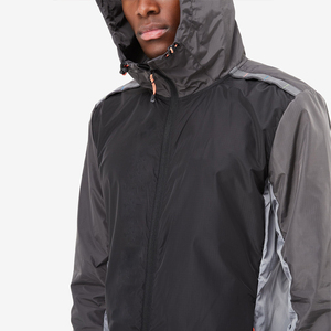 Offre Spéciale hommes personnalisé toile coupe-vent veste XL taille printemps extérieur mode col montant fermeture à glissière en Polyester Nylon - Product Image 6