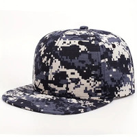 Venta al por mayor promocional 6 paneles de impresión digital Camo Snapback Cap Multi Color Headwear sublimación Personalizar Snapback Cap Hombre