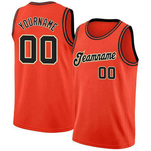 Maillot de basket-ball rouge personnalisé avec nom d'équipe et nom de joueur numéro 00 vêtements de sport en tissu à mailles sublimés - Product Image 1