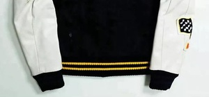 Veste universitaire unisexe élégante avec logo sur le devant, respirante, séchage rapide, doublure intérieure douce et confortable, légère, col montant pour l'hiver - Product Image 6