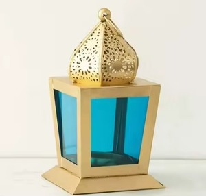 Farol de Metal Vintage para Ramadán, Iluminación Sagrada de Estilo Moderno para Festividades Musulmanas - Product Image 4