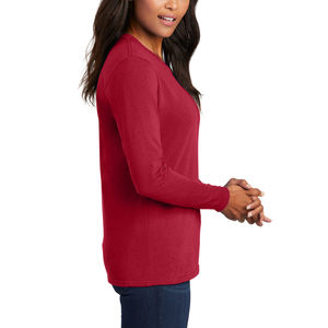 Camisa de mujer de manga larga de alta fabricación más vendida/camisa de mujer de color sólido de secado rápido transpirable - Product Image 3