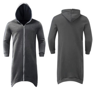 เสื้อมีซิปตัวยาวมีฮู้ดสำหรับผู้ชาย, เสื้อวอร์มเต็มตัวสีพื้นแจ็คเก็ตฮิปฮอปไซส์ใหญ่พิเศษเสื้อฮู้ด5XL สำหรับฤดูหนาว - Product Image 5