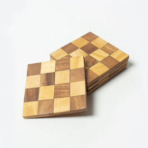 Posavasos redondos de mármol con caja redonda de madera, juego de posavasos hechos a mano para taza de té, a precio asequible - Product Image 2