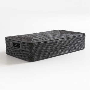 Elegant Rattan Under Bed <b>Basket</b> in 3 Colors <b>Storage</b> Solution <b>for</b> Living Room Bedroom <b>Bathroom</b> - <b>Basket</b> Boxes & Bins - Product Image 5