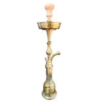 Chicha en laiton de haute qualité avec gravure, finition polie pour fumer, artisanat en laiton, chicha haut de gamme pour une expérience de fumage premium