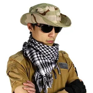 Hot Sale Best Selling New Warm Men's Use Scarf 100% Cotton Shemagh Tactical Scarf With Customize Logo - Product Image 1