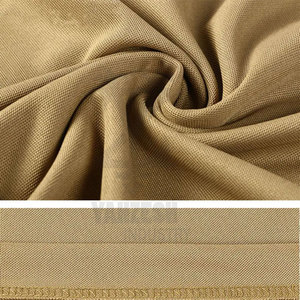 Pull-over en coton/fibre de bambou pour homme 220g personnalisé motif solide respirant séchage rapide à manches courtes tricoté - Product Image 6