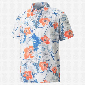 Polo de Golf de talla grande de poliéster 100% para hombre, camisa de trabajo transpirable de lona sólida, cuello anticontracción, bordado de verano para P - Product Image 1