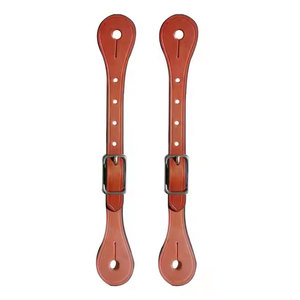 Sangles de spur pour l'équitation HV personnalisables de haute qualité, boucle en alliage, simili cuir, accessoires d'entraînement, utilisation équestre en plein air - Product Image 6