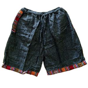 Pantalones cortos de algodón Hippie de estilo bohemio para mujer, diseño a cuadros transpirable, venta al por mayor de 2017 de la India - Product Image 1