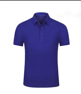Vêtements d'été en coton pour polos avec logo OEM pour hommes, grande taille, couleur unie, manches courtes, tricotés - Product Image 4