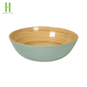 BEST SELLER Ensemble de bols en bambou jetables de haute qualité, motif rond, pour la décoration de la maison et le camping - Commerce de gros au Vietnam - Product Image 5