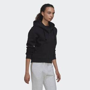 2023 plaine fermeture éclair élégant grande taille sweat à capuche avec cordons femmes à capuche zip à manches longues chemises veste - Product Image 4