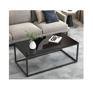 Nouvelle table d'appoint revêtue de couleur noire faite à la main de forme rectangulaire pièce unique avec un design extra bon et à un coût très extrême - Product Image 1