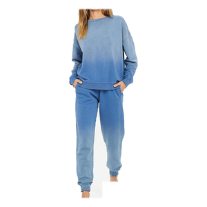 Nuevo y elegante chándal con logotipo personalizado, Tops y chándal para correr, conjunto de 2 piezas, chándal para mujer, venta al por mayor, alta calidad - Product Image 3