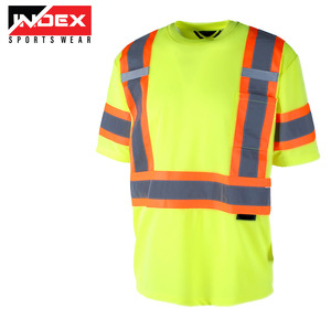 Camisa de seguridad de alta visibilidad de manga larga reflectante transpirable construcción alta visibilidad tipo R OEM ANSI - Product Image 1