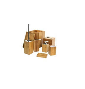 Ensemble de salle de bain moderne européen pour hôtel, vaisselle de table, best-seller, ensemble de salle de bain en bois à bas prix pour la maison et la cuisine - Product Image 2