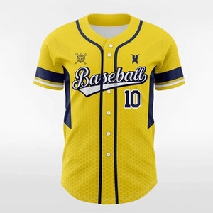 Custom Sublimated Unisex <b>Baseball</b> Jersey Breathable 100% Polyester Anti-Bacterial Quick Dry Sportswear <b>Set</b> Plus Size Printed - Product Image 2
