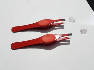 Pinzas de cejas inclinadas para depilar, pinzas de depilación con mango cómodo, venta al por mayor, pinzas para cejas - Product Image 4