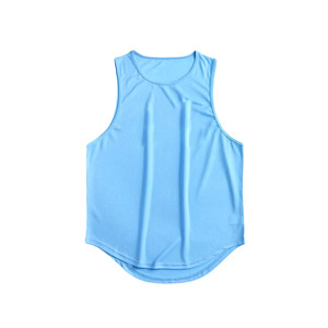 Débardeur personnalisé col rond 2024-2025, 240 GSM, respirant, en coton de bambou pour homme, écologique et durable - Product Image 3