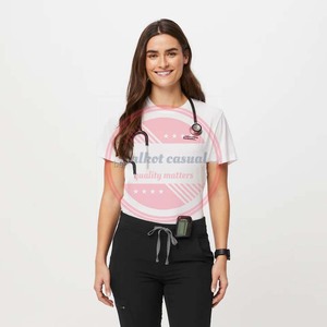 เสื้ออันเดอร์สครับแขนสั้นชุดเครื่องแบบทางการแพทย์ - Product Image 5