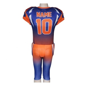 Maillot de football américain personnalisé à manches courtes, qualité supérieure, 100% polyester, design personnalisable, faible MOQ, vente chaude - Product Image 4