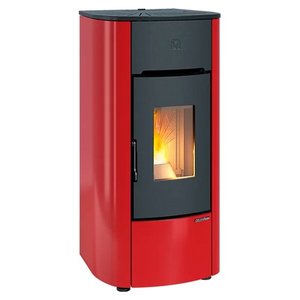 Estufa de Pellets MARIELLA 7kW Bordeaux 5 Estrellas Clase A+ 1294801 - Product Image 1