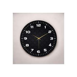 Reloj de pared de mesa silencioso de madera de 50cm con estampado colorido Idea de regalo perfecta - Product Image 2