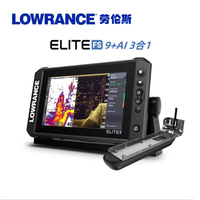LOWRANCE ELITE FS9 Sondeur Tactile Portable Sonar Dynamique en Temps Réel Traceur de Cartes à Balayage Complet Imagerie Multidimensionnelle