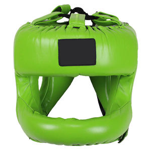 Protège-tête de boxe en cuir réglable de haute qualité Meilleur équipement d'entraînement sportif de protection - Product Image 5