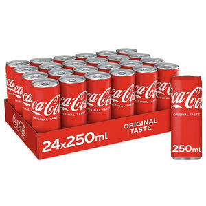 Coca-Cola al por mayor, sabor original, latas mini de 250 ml en paquetes de 30 unidades, para hoteles, aerolíneas y hostelería, suministro al por mayor. - Product Image 3