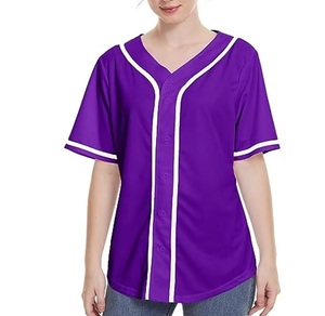 Maillot personnalisé de baseball et softball, chemises de sport unisexe, maillot de baseball à broderie sublimée, vente en ligne - Product Image 1