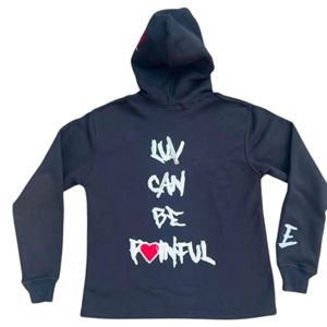 Sweats à capuche épais 100% coton de haute qualité pour hommes avec impression personnalisée - Product Image 2