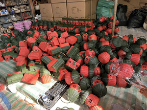 ลูกบอลหวายทำด้วยมือคุณภาพสูงจากหวายถุงเท้าหวายลูกบอลหวายเหมาะสำหรับการตกแต่งต้นไม้/ธรรมชาติสำหรับบ้านและวันหยุด - Product Image 5