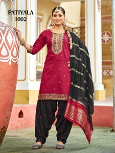 Latest Collection Gadhwal Silk With Sequins Embroidery <b>Kurti</b> Set <b>Woman</b> Fashion Manufacturer From India - Product Image 2