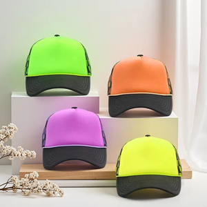 Casquette de baseball unisexe classique pour sports de plein air, avec logo couleur personnalisée, maille frontale et dos en tissu, motif damier - Product Image 3