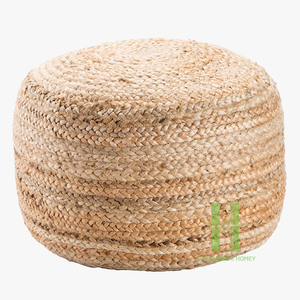 Taburete moderno otomano de ratán natural, muebles de mimbre, muebles de sala de estar de ratán OEM de HNH Craft Manufacturer - Product Image 5