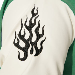 Chaqueta de cuero universitario de béisbol para mujer 2025 con abrigo de invierno transpirable de piel de oveja con diseño de Letterman abrigos de manga de primavera - Product Image 5